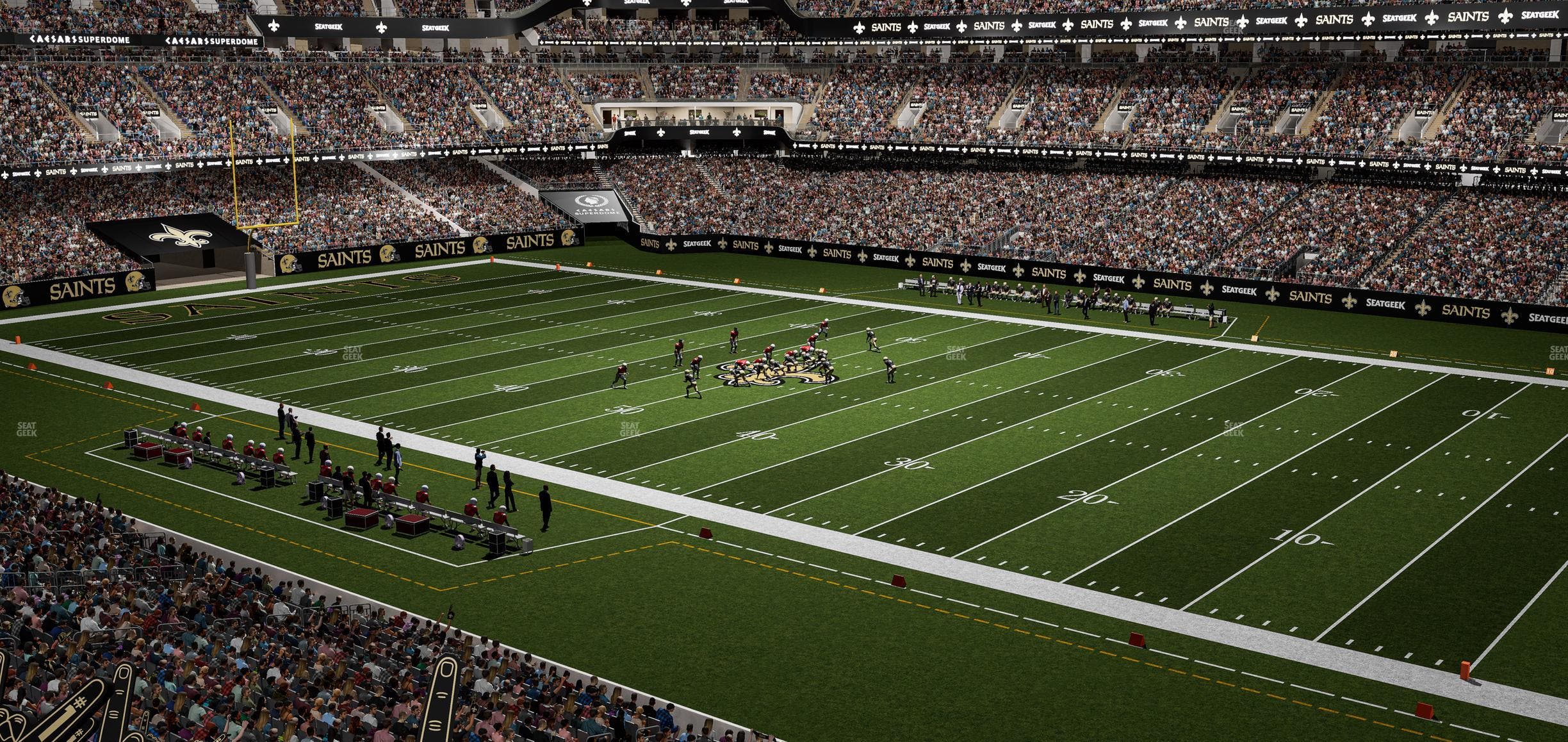 Caesars Superdome - Section 307 Seat View
