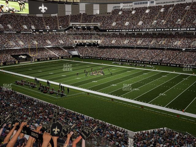 Caesars Superdome - Section 307 Seat View