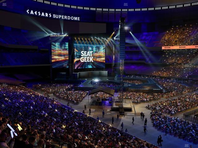 Caesars Superdome - Section 307 Seat View