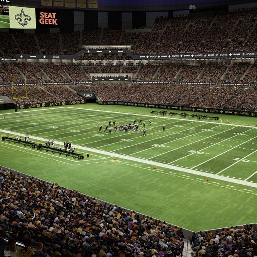 Caesars Superdome - Section 307 Seat View