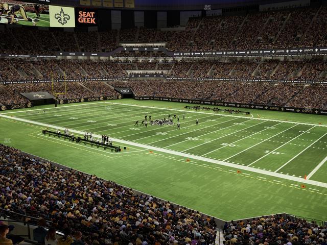 Caesars Superdome - Section 307 Seat View
