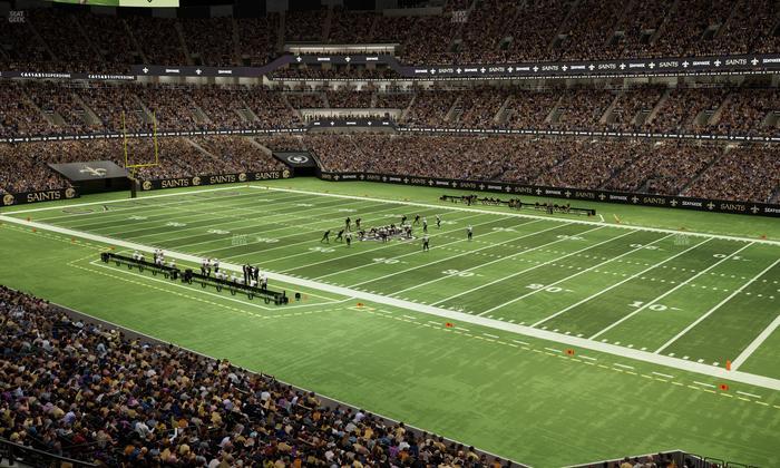 Caesars Superdome - Section 307 Seat View