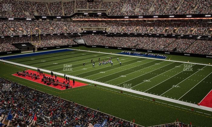 Caesars Superdome - Section 307 Seat View