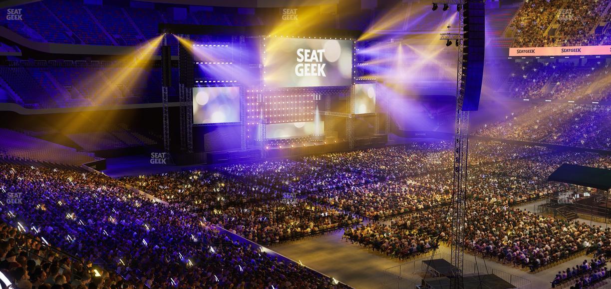 Caesars Superdome - Section 307 Seat View