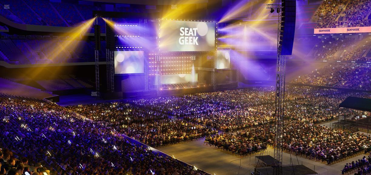 Caesars Superdome - Section 307 Seat View