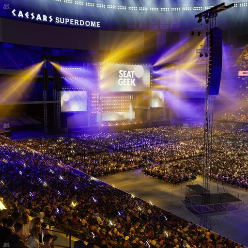 Caesars Superdome - Section 307 Seat View