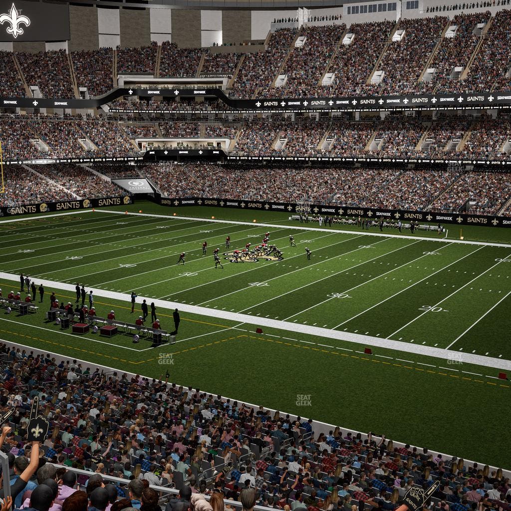Caesars Superdome - Section 308 Seat View