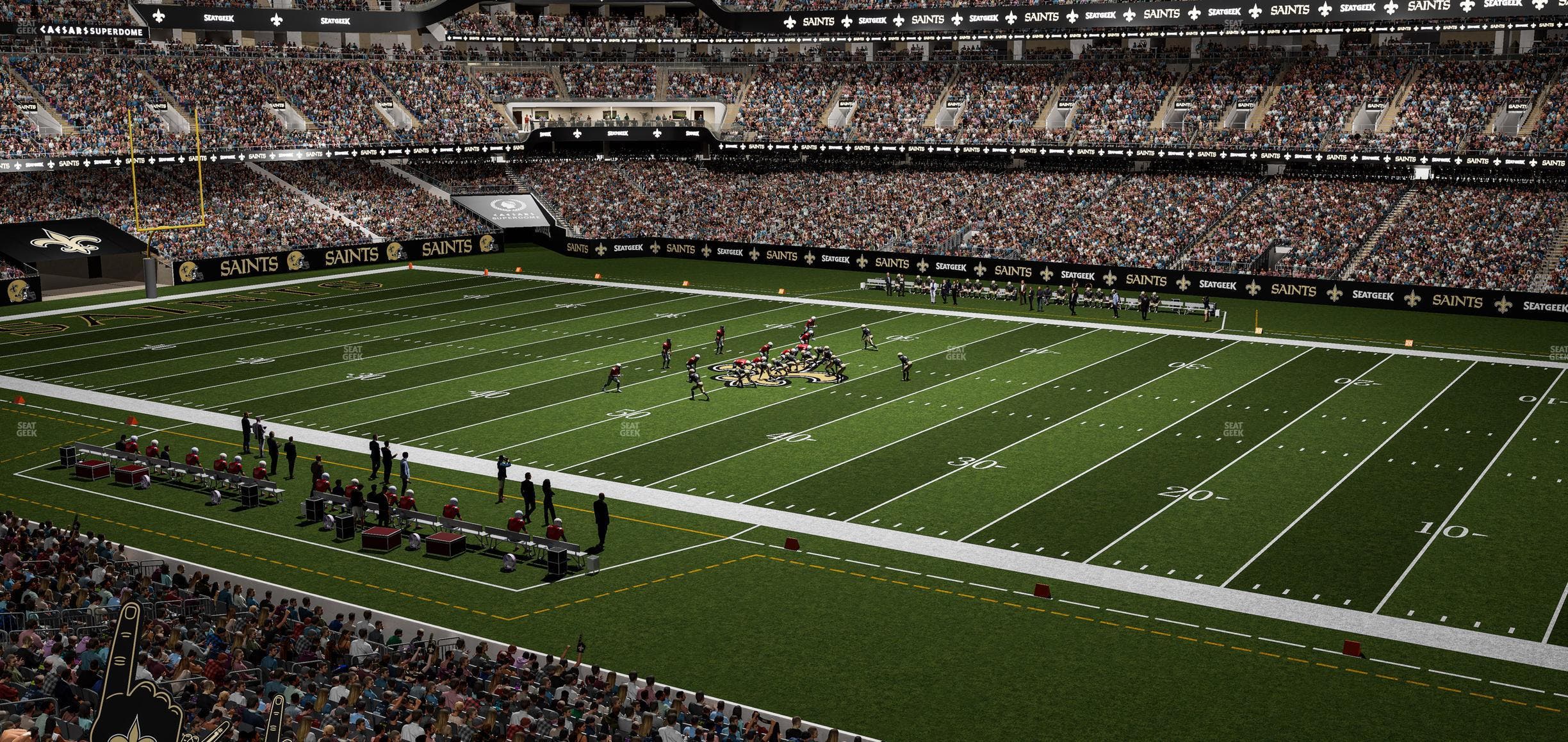 Caesars Superdome - Section 308 Seat View