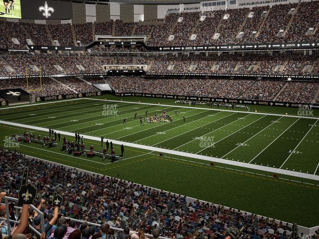 Caesars Superdome - Section 308 Seat View