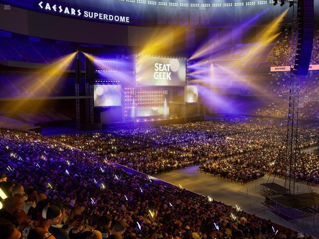 Caesars Superdome - Section 308 Seat View