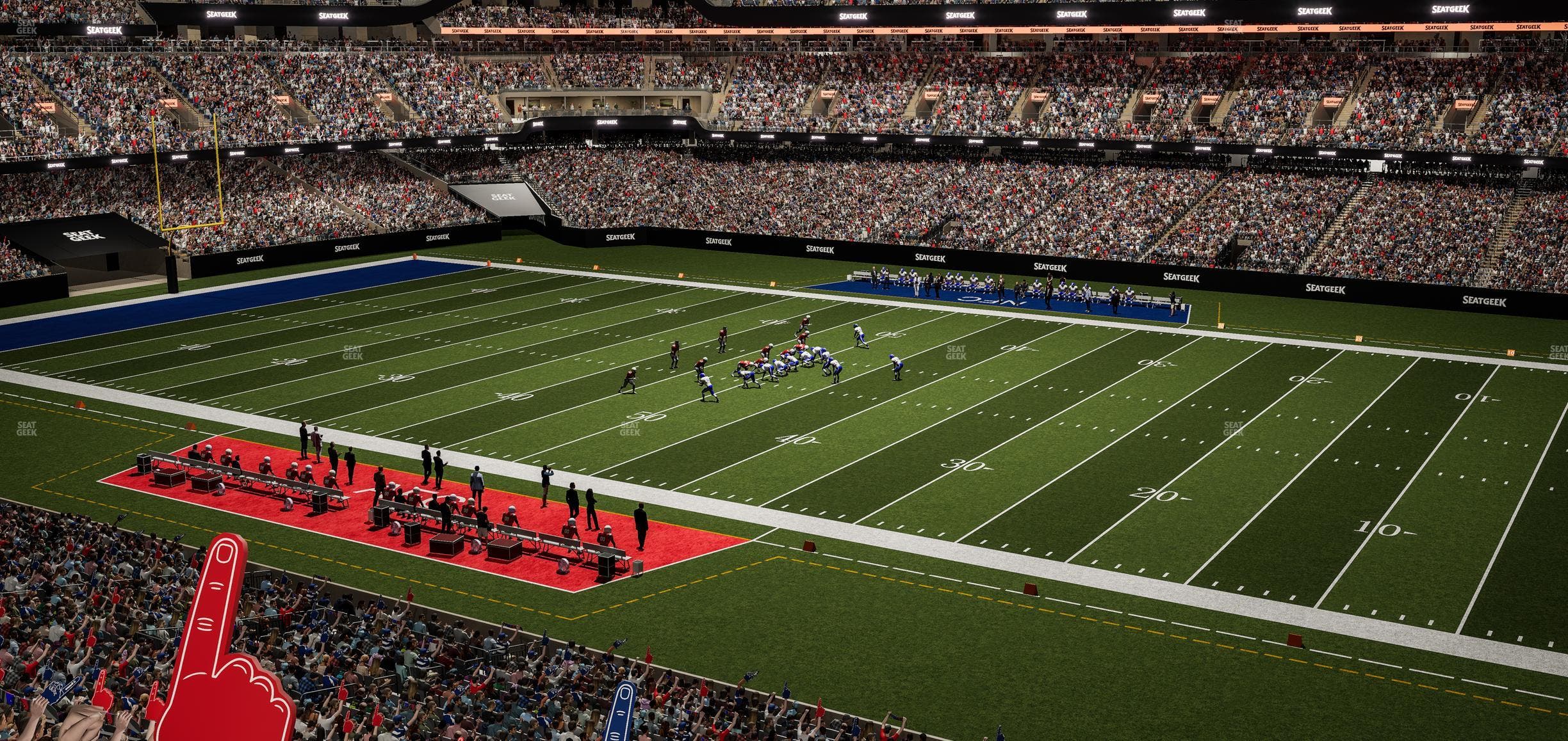 Caesars Superdome - Section 308 Seat View