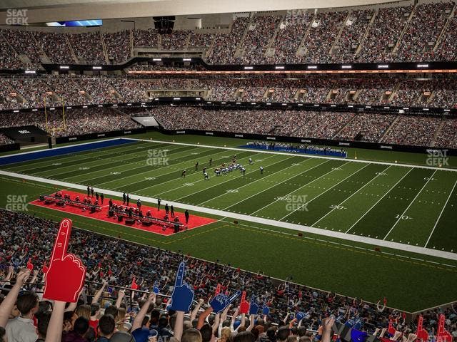 Caesars Superdome - Section 308 Seat View