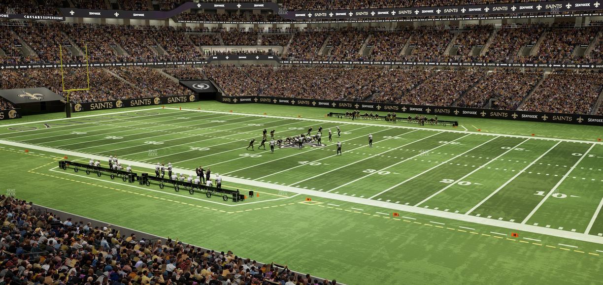 Caesars Superdome - Section 308 Seat View