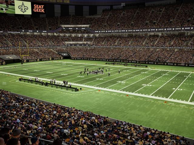 Caesars Superdome - Section 308 Seat View