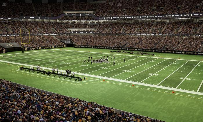 Caesars Superdome - Section 308 Seat View