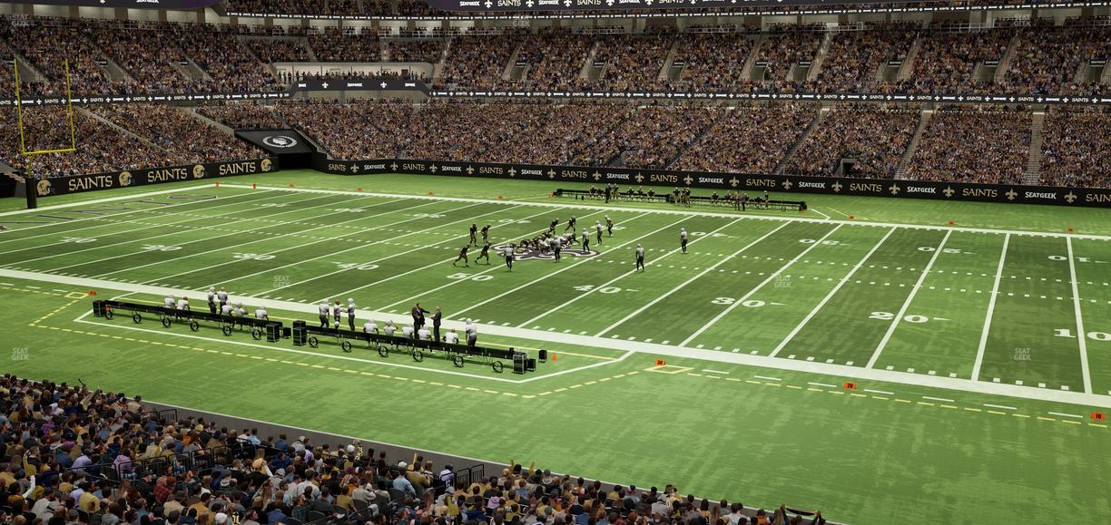 Caesars Superdome - Section 309 Seat View