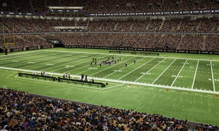 Caesars Superdome - Section 309 Seat View