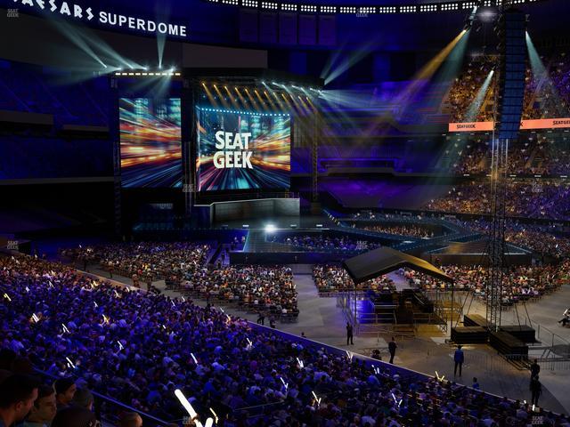 Caesars Superdome - Section 309 Seat View