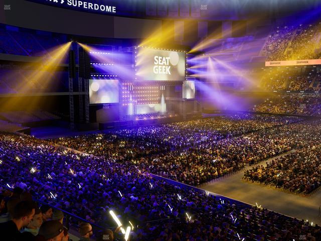 Caesars Superdome - Section 309 Seat View