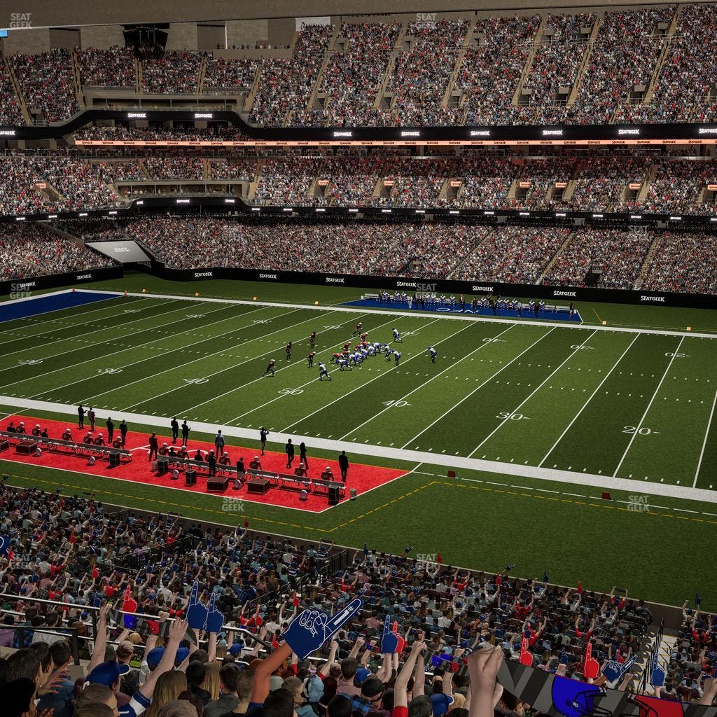 Caesars Superdome - Section 309 Seat View