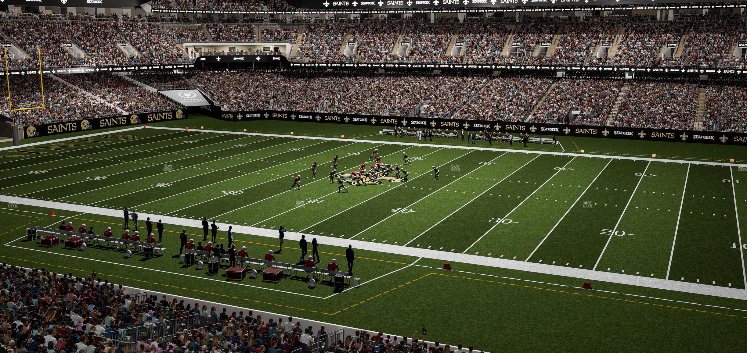 Caesars Superdome - Section 309 Seat View