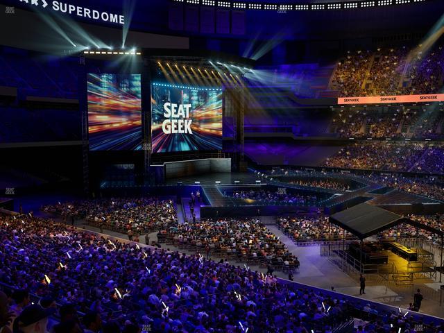 Caesars Superdome - Section 310 Seat View
