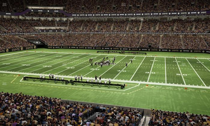 Caesars Superdome - Section 310 Seat View