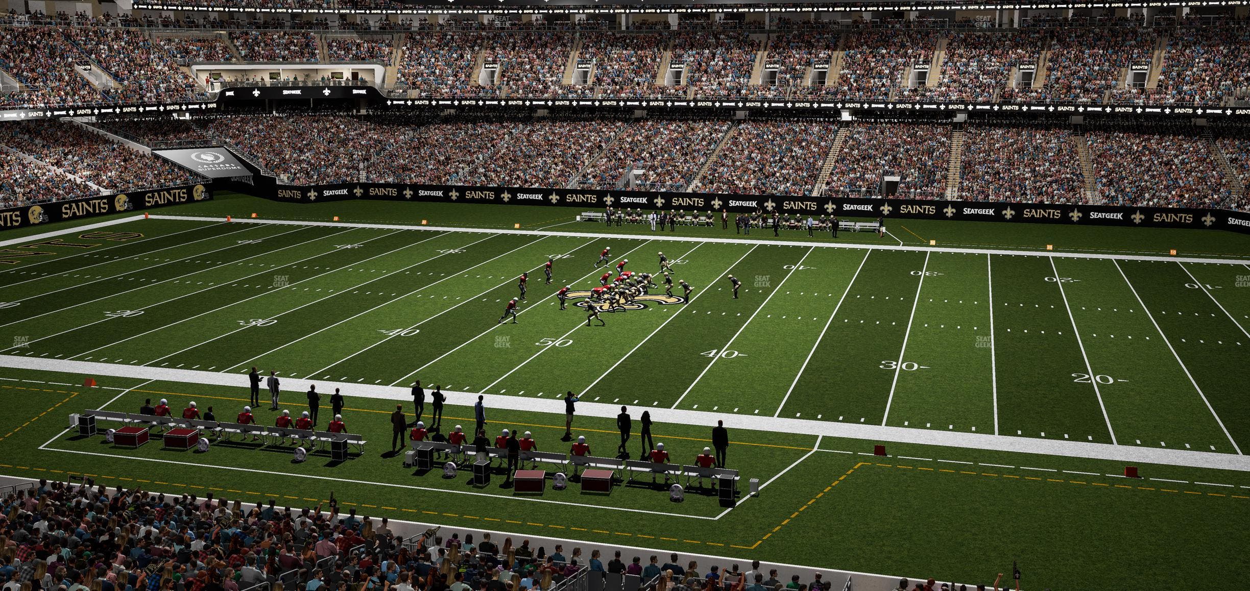 Caesars Superdome - Section 310 Seat View