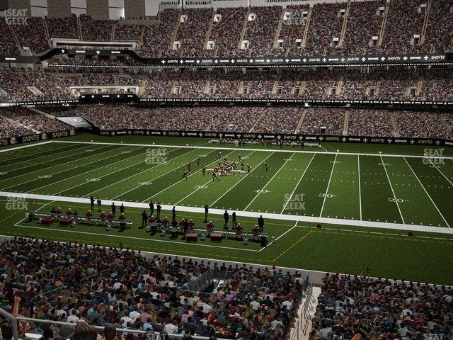 Caesars Superdome - Section 310 Seat View