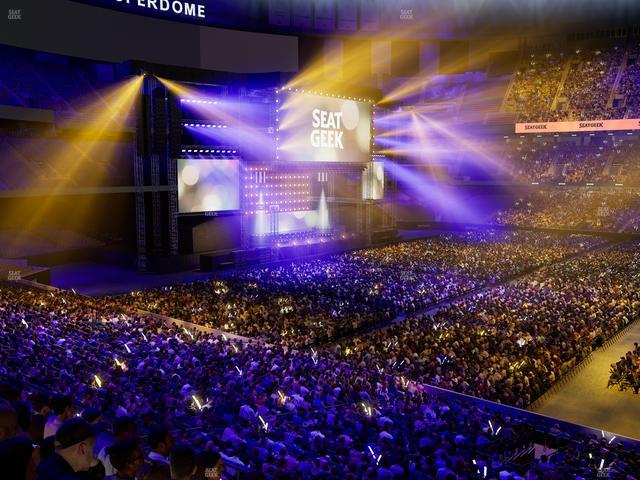 Caesars Superdome - Section 310 Seat View