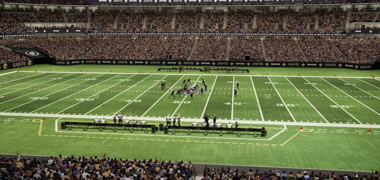 Caesars Superdome - Section 311 Seat View