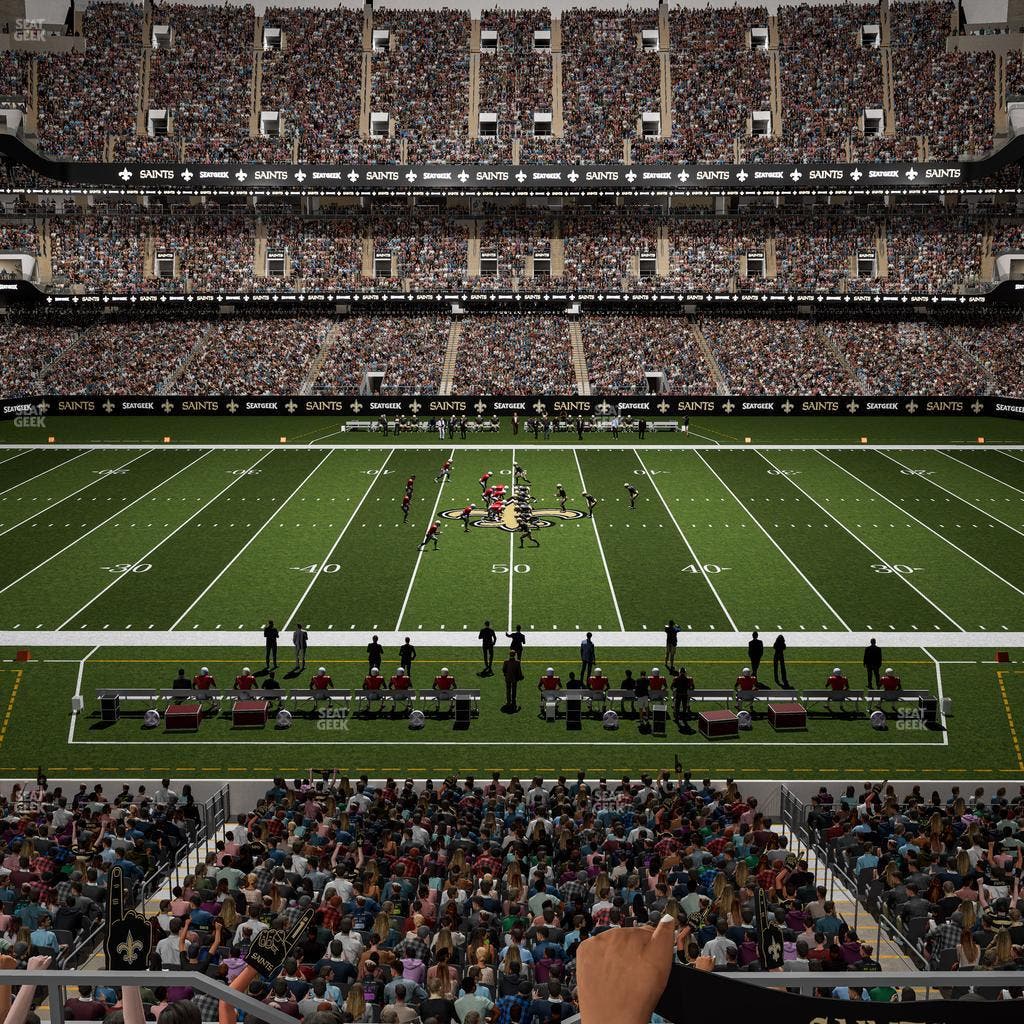 Caesars Superdome - Section 312 Seat View