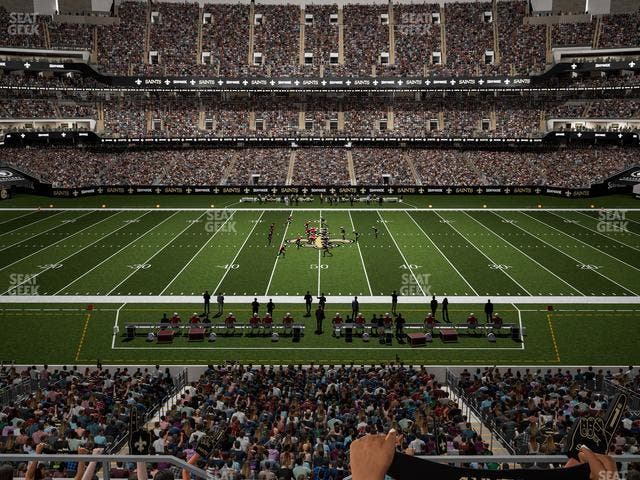 Caesars Superdome - Section 312 Seat View