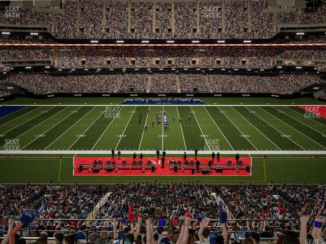 Caesars Superdome - Section 312 Seat View Caesars Superdome - Section 312 Seat View