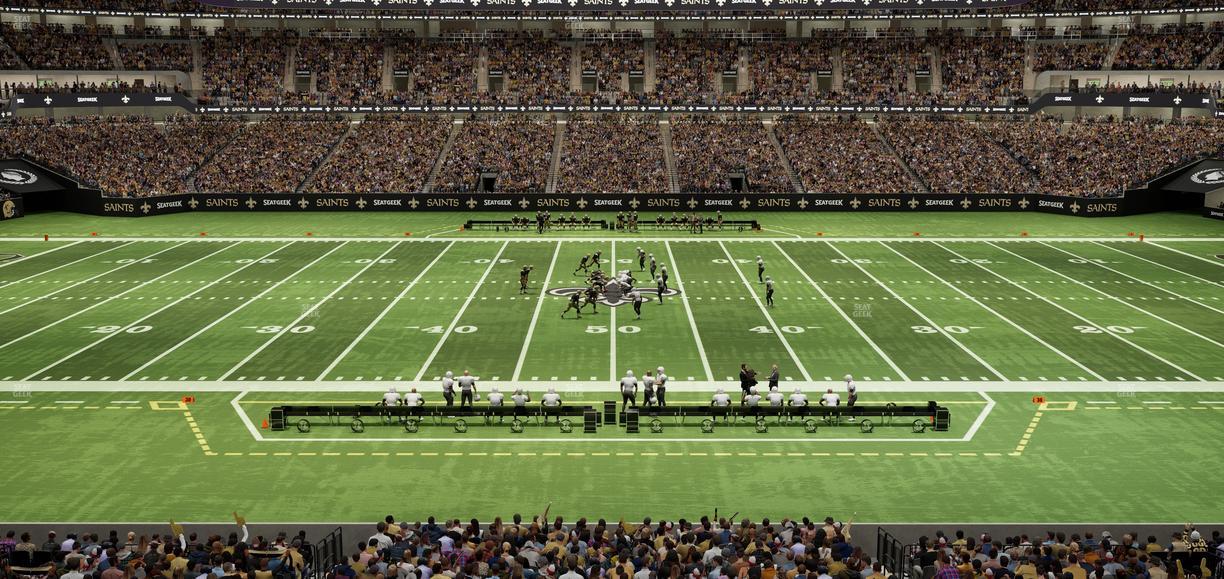 Caesars Superdome - Section 312 Seat View