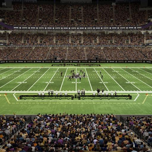 Caesars Superdome - Section 312 Seat View