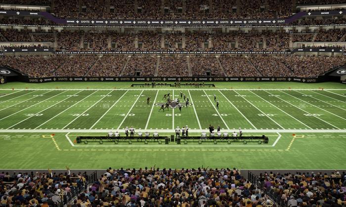 Caesars Superdome - Section 312 Seat View