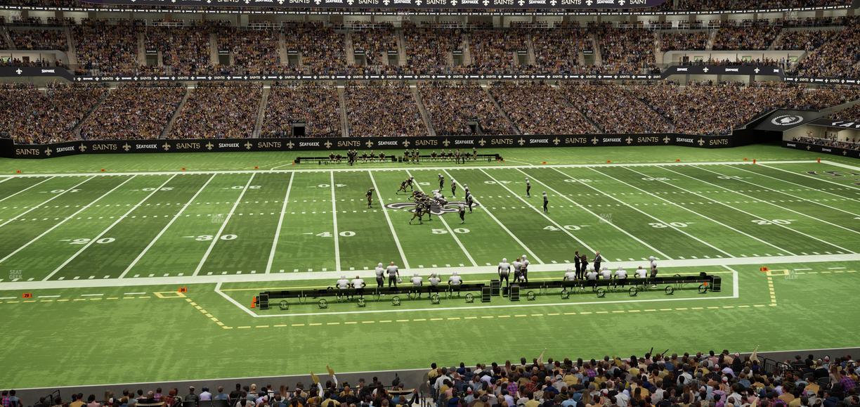 Caesars Superdome - Section 313 Seat View