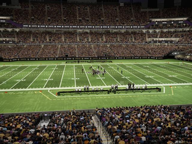 Caesars Superdome - Section 313 Seat View