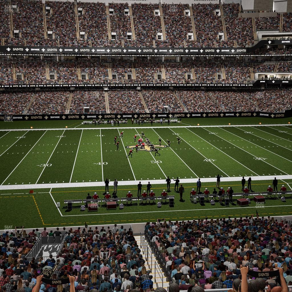 Caesars Superdome - Section 313 Seat View