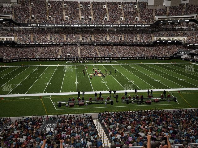 Caesars Superdome - Section 313 Seat View