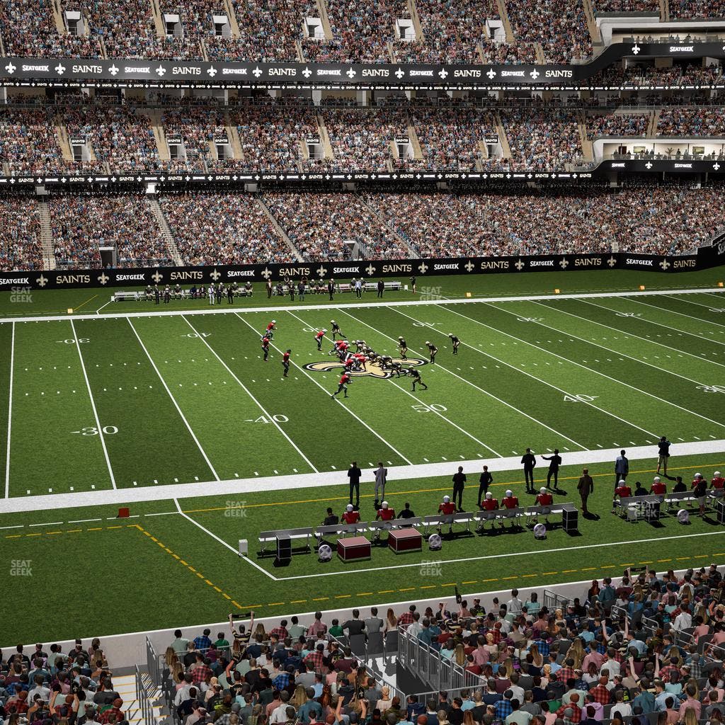 Caesars Superdome - Section 314 Seat View