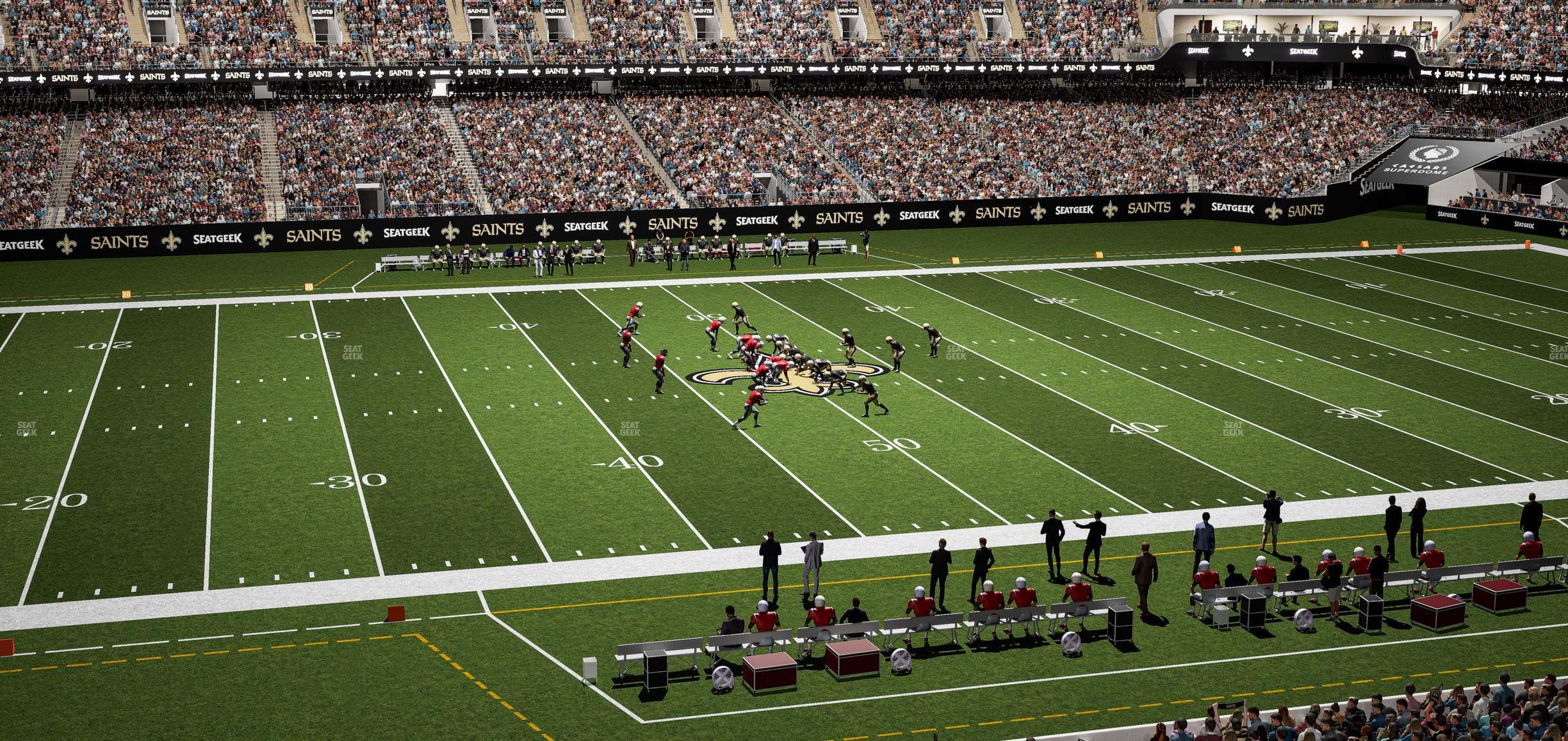 Caesars Superdome - Section 314 Seat View