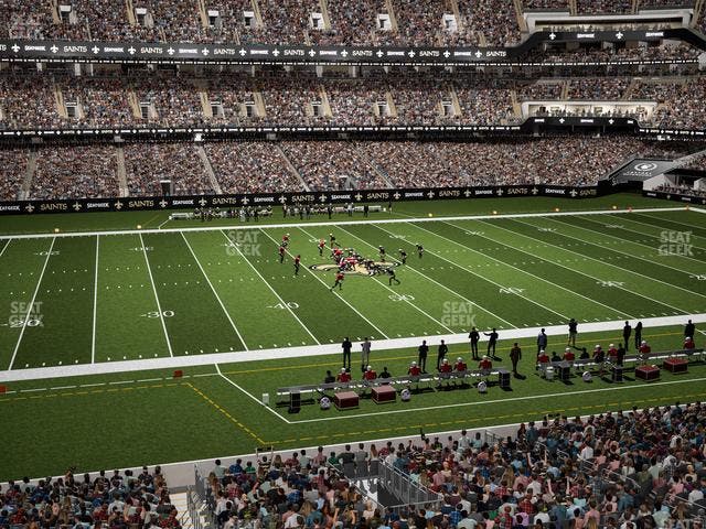 Caesars Superdome - Section 314 Seat View