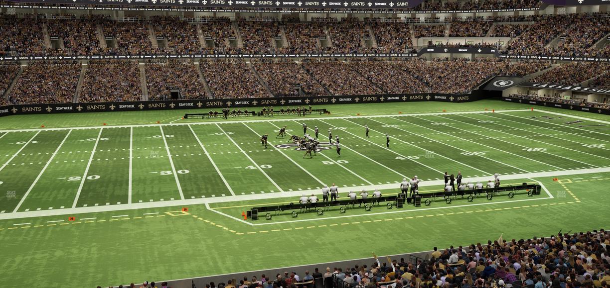 Caesars Superdome - Section 314 Seat View