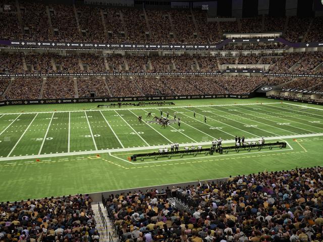 Caesars Superdome - Section 314 Seat View