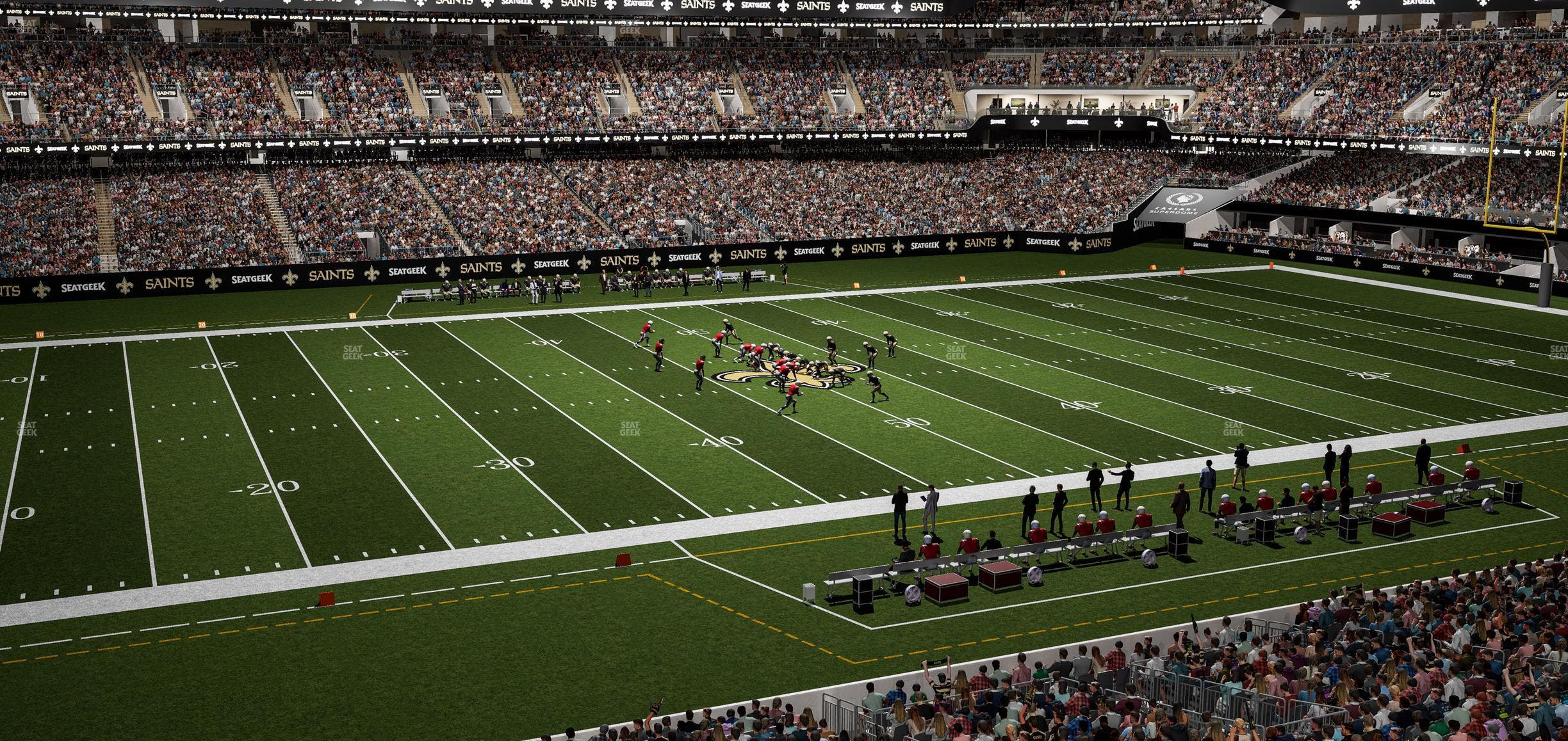 Caesars Superdome - Section 315 Seat View