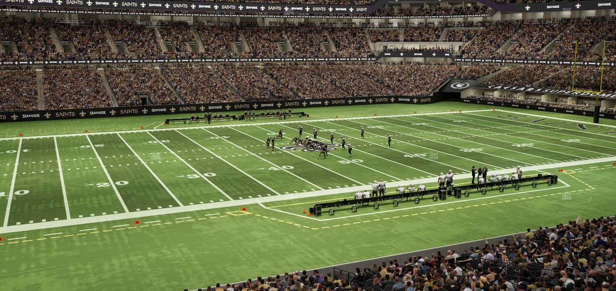 Caesars Superdome - Section 315 Seat View