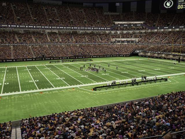 Caesars Superdome - Section 315 Seat View