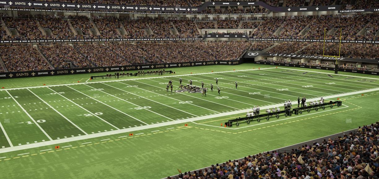 Caesars Superdome - Section 316 Seat View
